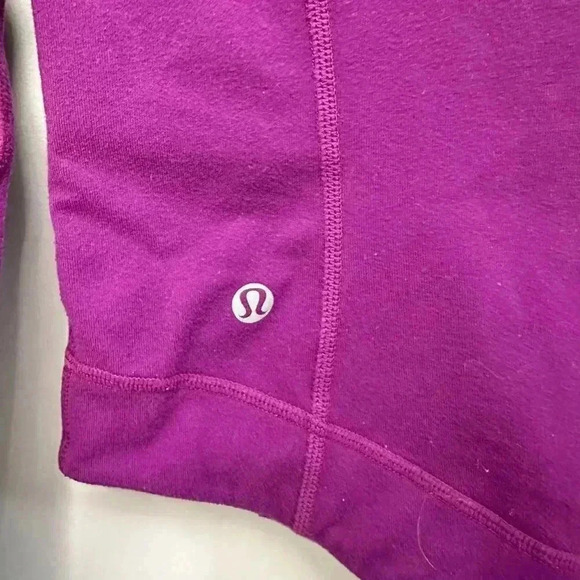 Lululemon Half Moon Full Zip Track Jacket Running Yoga Activewear Purple Women 8 - Picture 11 of 16